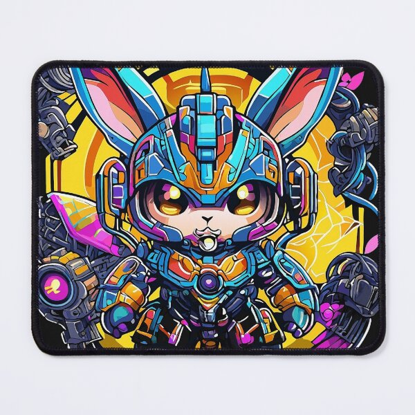 Item preview, Rabbit Robot Wonders: Whimsical Artistry Meets Futuristic Charm! designed and sold by Watchara Aekcheen.