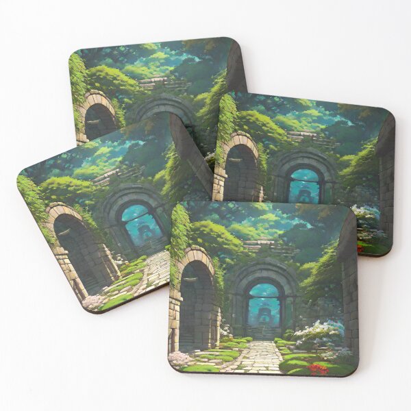 Item preview, Hidden Garden with Path to Ancient Ruin designed and sold by Arkneer.