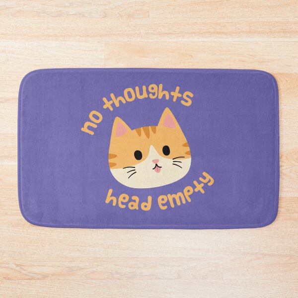 Item preview, No Thoughts Orange Cat designed and sold by ElectricFangs.