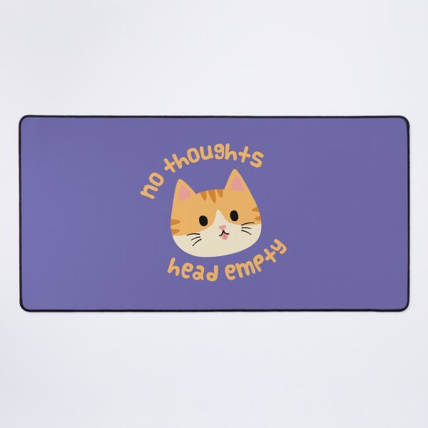 Item preview, No Thoughts Orange Cat designed and sold by ElectricFangs.