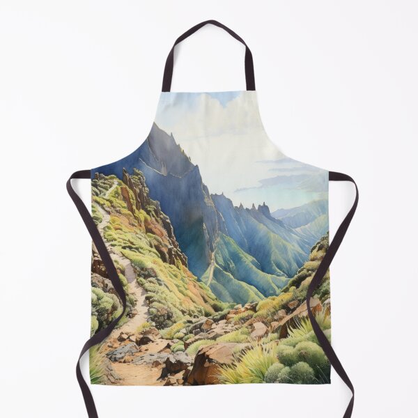 Item preview, Watercolor Design of the Pico do Areeiro in Madeira - Portugal designed and sold by Sketch-Shack.