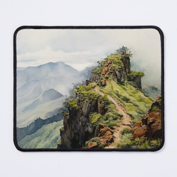 Item preview, Watercolor Design of the Pico do Areeiro in Madeira - Portugal designed and sold by Sketch-Shack.