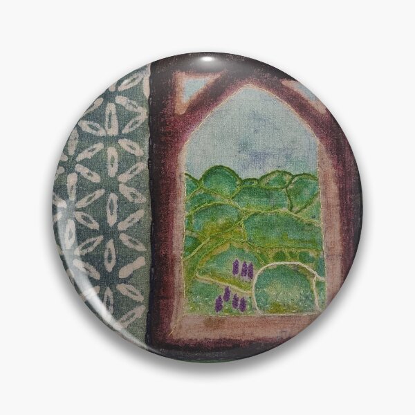 Item preview, Bishop's Garden Batik designed and sold by LaLaTextiles.