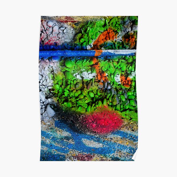 Abstract Graffiti Wall Art Photography - 2 Poster