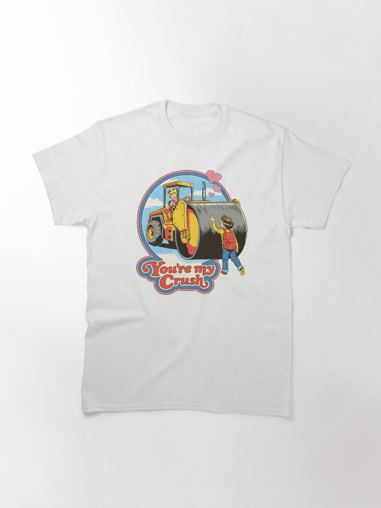 Thumbnail 3 of 7, Classic T-Shirt, You're My Crush designed and sold by stevenrhodes.
