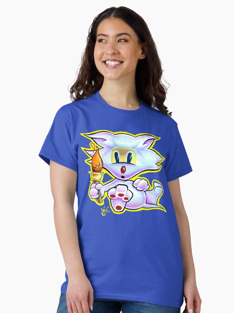 Thumbnail 1 of 7, Classic T-Shirt, Iso the cat designed and sold by jabwai.