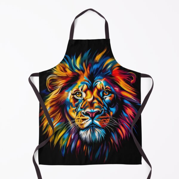Item preview, A colorful lion in a modern style designed and sold by gelibolu.