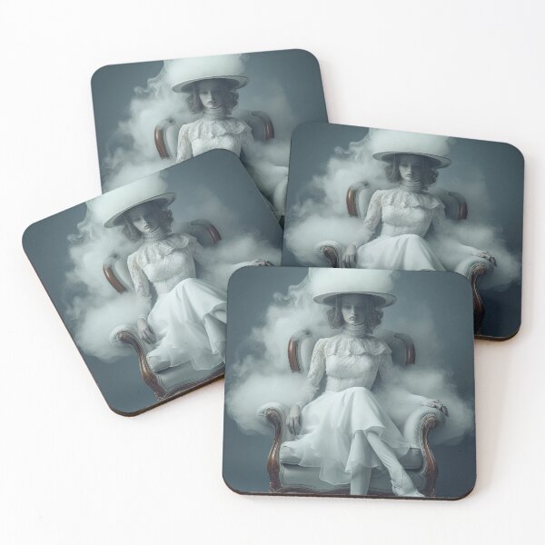 Item preview, Misty ghost lady, creepy artwork designed and sold by silent-violin.