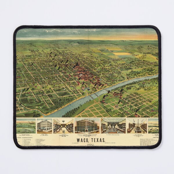 Item preview, Waco, Texas (1892) designed and sold by allhistory.