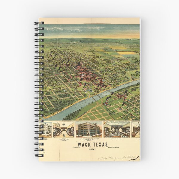 Item preview, Waco, Texas (1892) designed and sold by allhistory.