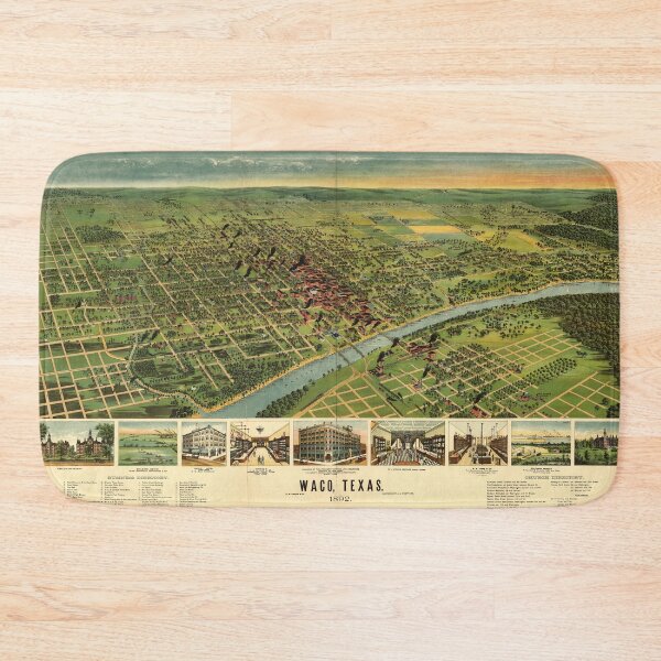 Item preview, Waco, Texas (1892) designed and sold by allhistory.