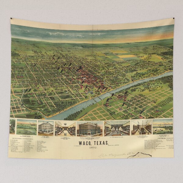 Item preview, Waco, Texas (1892) designed and sold by allhistory.