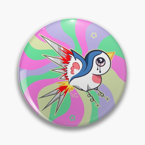 Item preview, trippy drippy - colorful​ Ruined bird designed and sold by Cocobot.