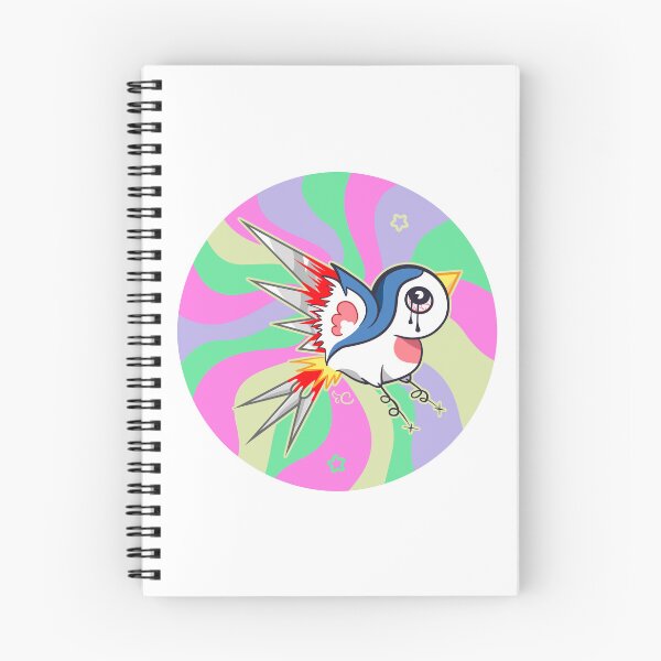Item preview, trippy drippy - colorful​ Ruined bird designed and sold by Cocobot.