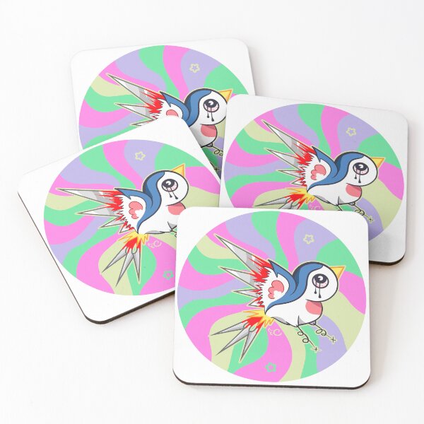 Item preview, trippy drippy - colorful​ Ruined bird designed and sold by Cocobot.