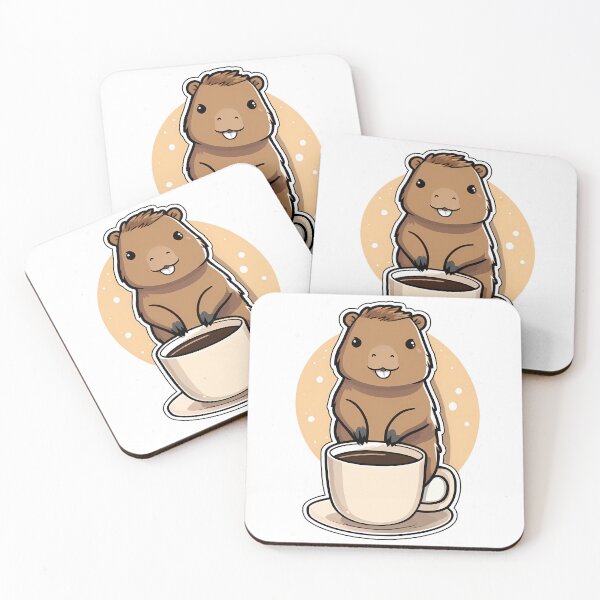 Item preview, Capybara Coffee Companion designed and sold by Mechanical-Artt.