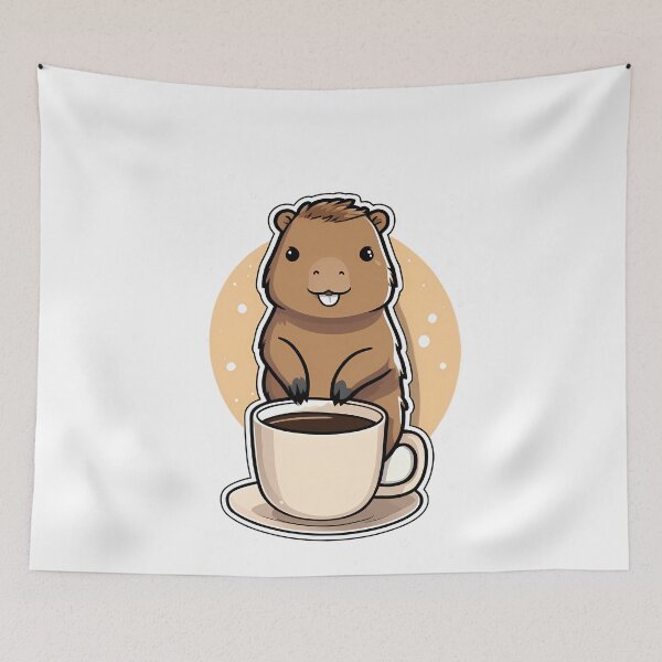 Item preview, Capybara Coffee Companion designed and sold by Mechanical-Artt.