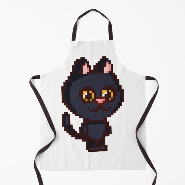 Item preview, 8-bit Kitty Black designed and sold by LemonwoodClock.