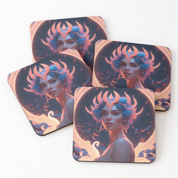 Item preview, Cosmic Divinity, Enchanting Space Goddess designed and sold by designsbyflo.