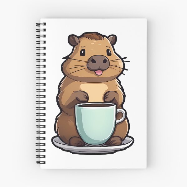 Item preview, Capybara Caffeine Break designed and sold by Mechanical-Artt.