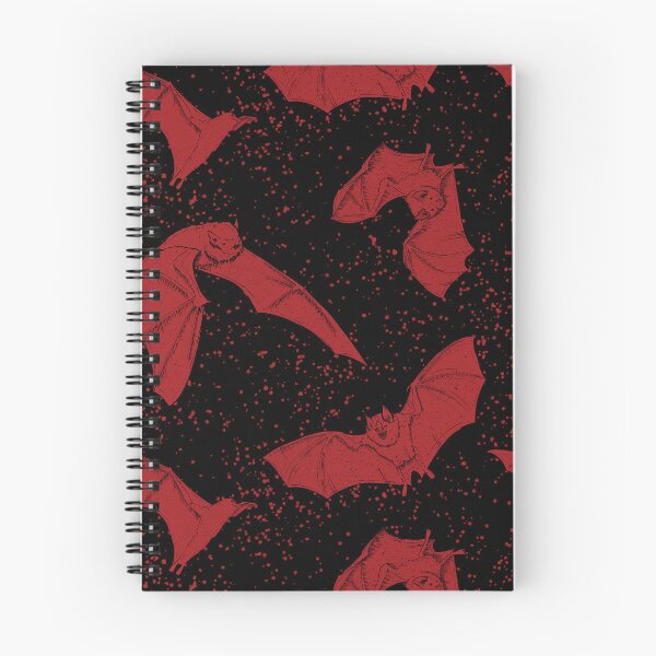 Item preview, Red Vampire Bat Pattern designed and sold by Gemma Compton.
