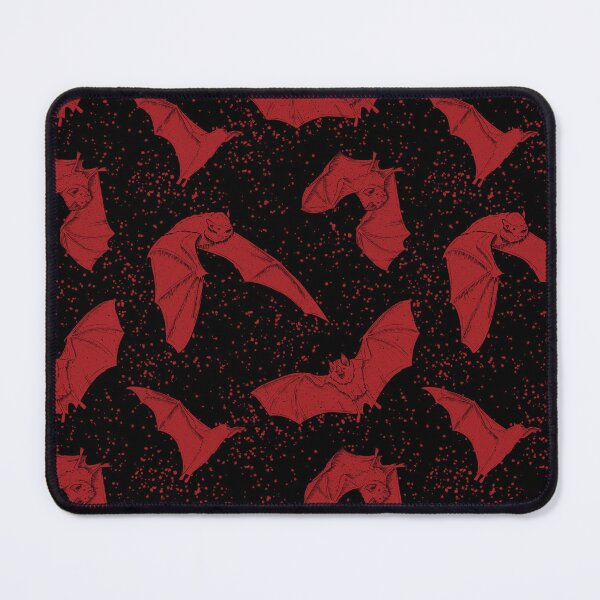 Item preview, Red Vampire Bat Pattern designed and sold by Gemma Compton.