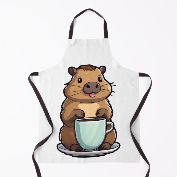 Item preview, Capybara Caffeine Break designed and sold by Mechanical-Artt.