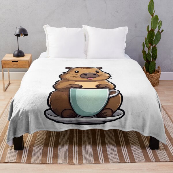 Item preview, Capybara Caffeine Break designed and sold by Mechanical-Artt.