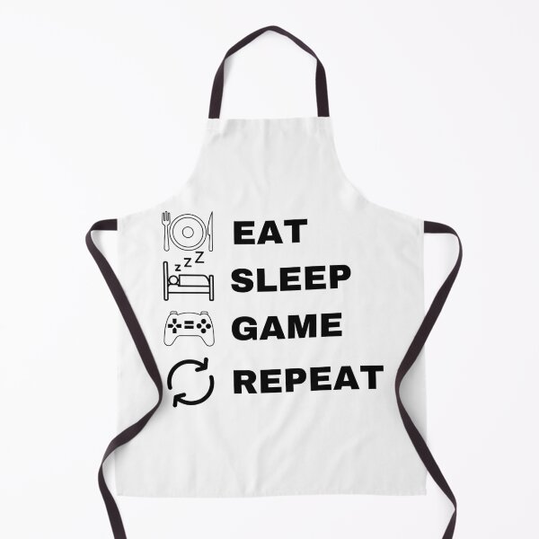 Item preview, eat sleep game repeat designed and sold by ForestStyle.