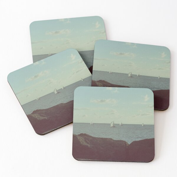 Item preview, Sailboats at sea. Seascape designed and sold by AikinaNatalia.