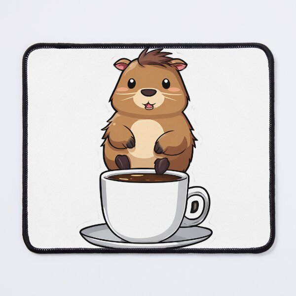 Item preview, Capybara Coffee Joy designed and sold by Mechanical-Artt.