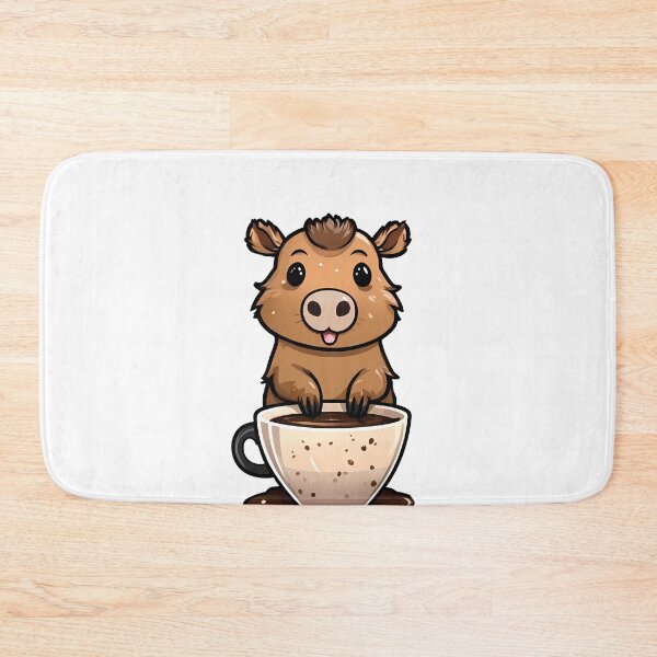 Item preview, Capybara Coffee Cozy Moment designed and sold by Mechanical-Artt.