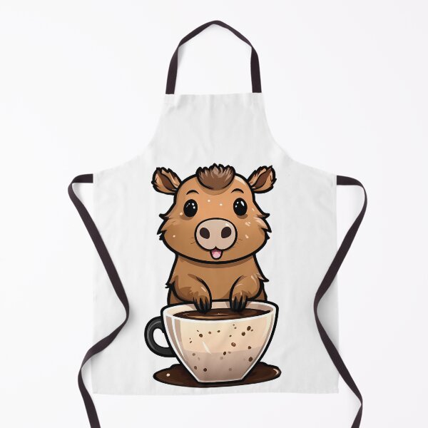 Item preview, Capybara Coffee Cozy Moment designed and sold by Mechanical-Artt.