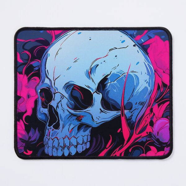Item preview, Stylish Skull Illustration - Cool Vibes Artwork 3 designed and sold by neuralpsychedelia.