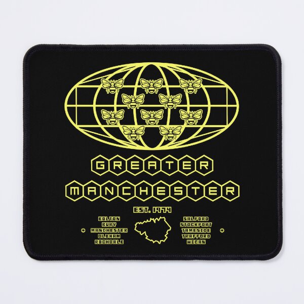 Item preview, Greater Manchester City Region Metropolitan County 10 Manchester bees designed and sold by jimmy-digital.