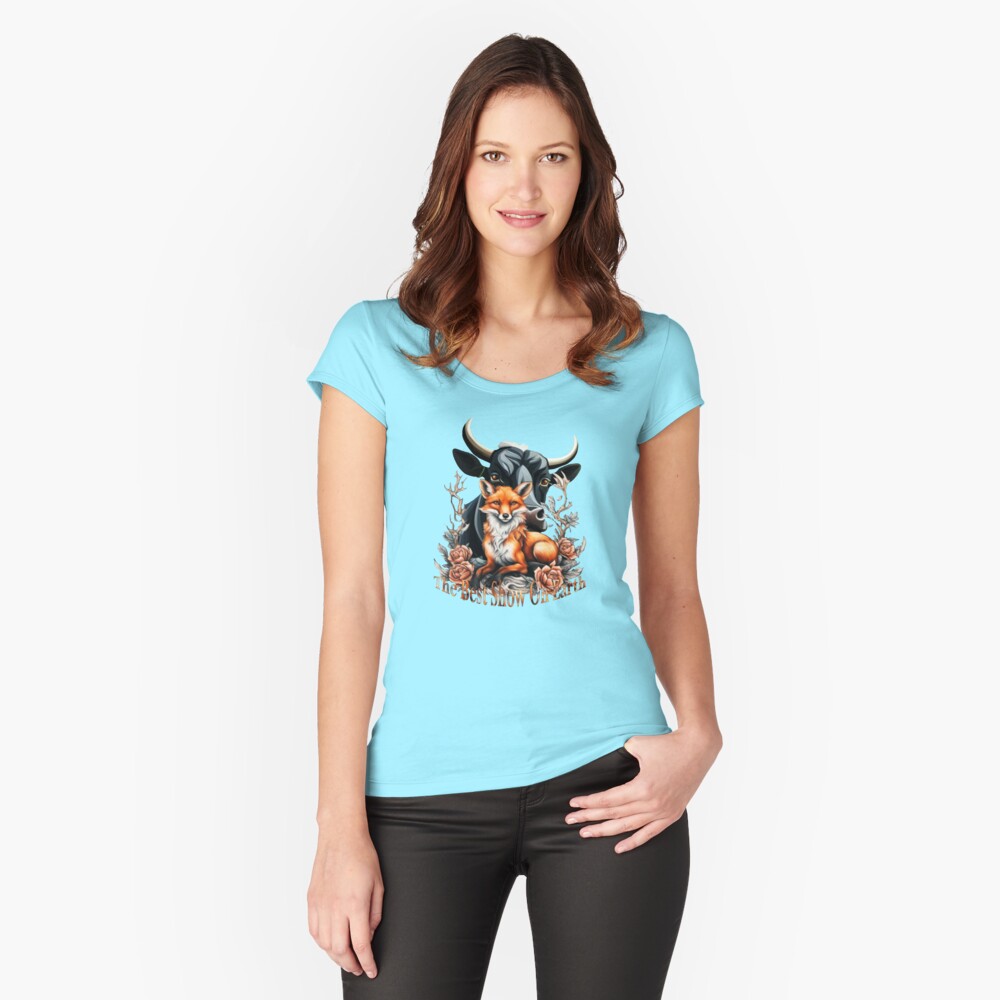 Item preview, Fitted Scoop T-Shirt designed and sold by Vixen-Games.