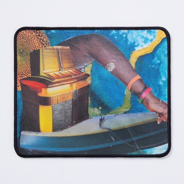 Item preview, Sunflower, Arm, Boat, Boogie - vintage multimedia paper collage art designed and sold by SkullAndCrone.