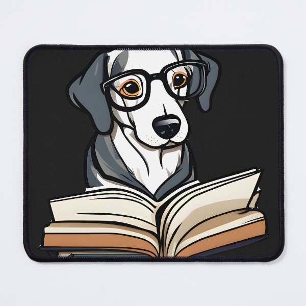 Item preview, The Dog Who Loved to Read designed and sold by ArtsyWishesShop.