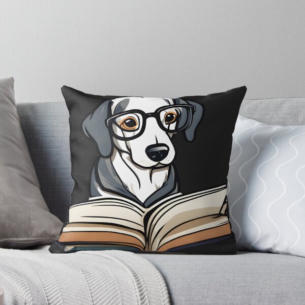 Item preview, The Dog Who Loved to Read designed and sold by ArtsyWishesShop.