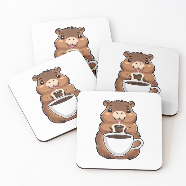 Item preview, Sip & Smile: Capybara Edition designed and sold by Mechanical-Artt.