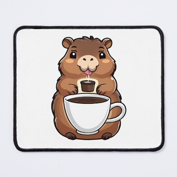 Item preview, Sip & Smile: Capybara Edition designed and sold by Mechanical-Artt.