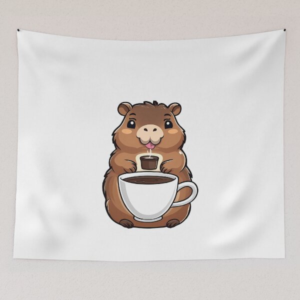 Item preview, Sip & Smile: Capybara Edition designed and sold by Mechanical-Artt.