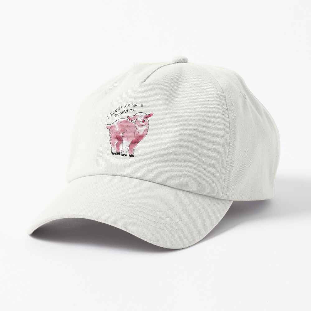 Vista previa del artículo con la obra «Dad hat», diseñado y vendido por heyouwitheface.