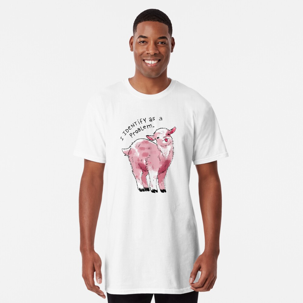 Vista previa del artículo con la obra «Camiseta larga», diseñado y vendido por heyouwitheface.