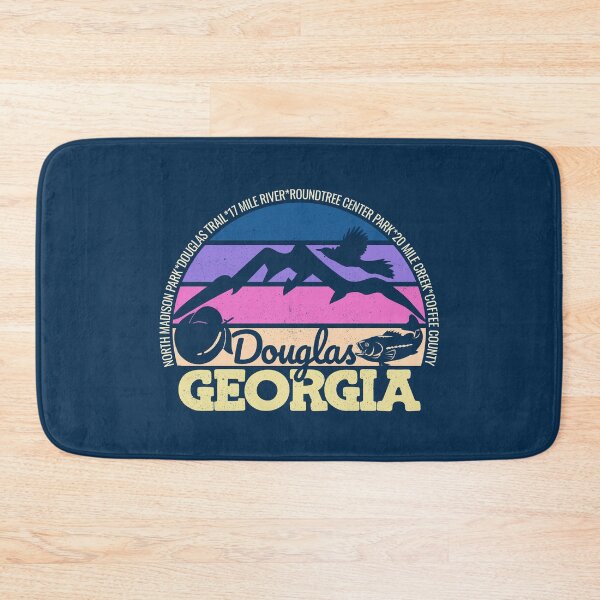 Item preview, Douglas Georgia Sunset Retro Vintage Local Pride Logo designed and sold by CRHPOD20.