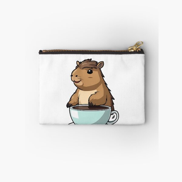 Item preview, Coffee Break with a Capybara Friend designed and sold by Mechanical-Artt.