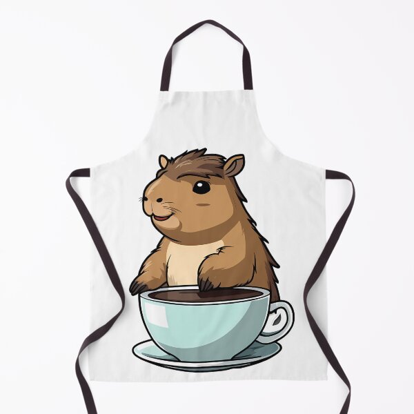 Item preview, Coffee Break with a Capybara Friend designed and sold by Mechanical-Artt.