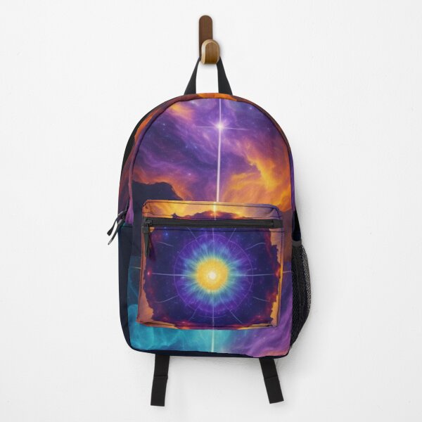 Item preview, Chakra Harmony in Cosmic Splendor - Ethereal Art | Cosmic Energy designed and sold by Badowolf.