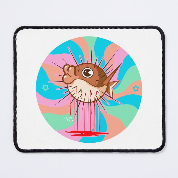 Item preview, trippy drippy - Cute Blowfish designed and sold by Cocobot.