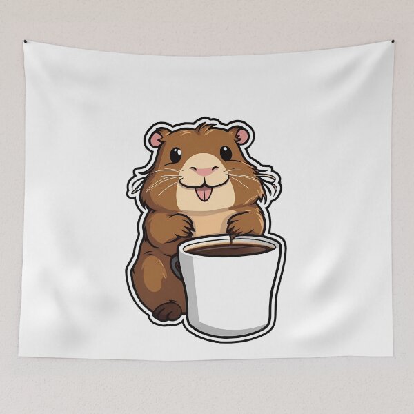 Item preview, Cute Capybara Gathering designed and sold by Mechanical-Artt.